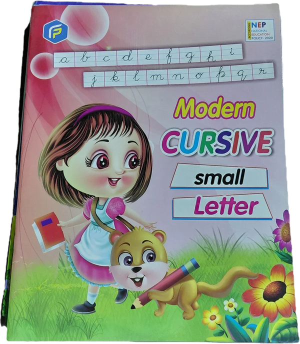 Modern Cursive Handwriting Book for Kids | English Writing Practice Workbook | Pack of 500 Small Letters - ExportIndia360