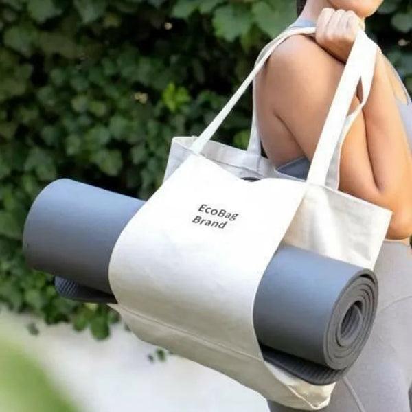 Canvas Yoga Mat Bag 17x15 - Multipurpose 310 GSM Canvas - 300 Pcs - ExportIndia360