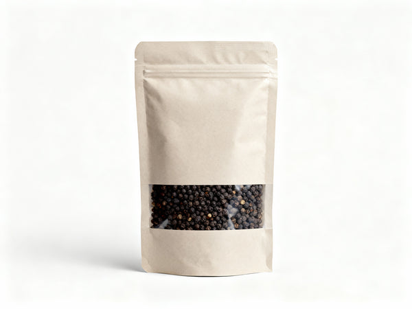 Black Pepper Whole 100g Retail Pack | Premium Indian Black Pepper | Bulk Export from India