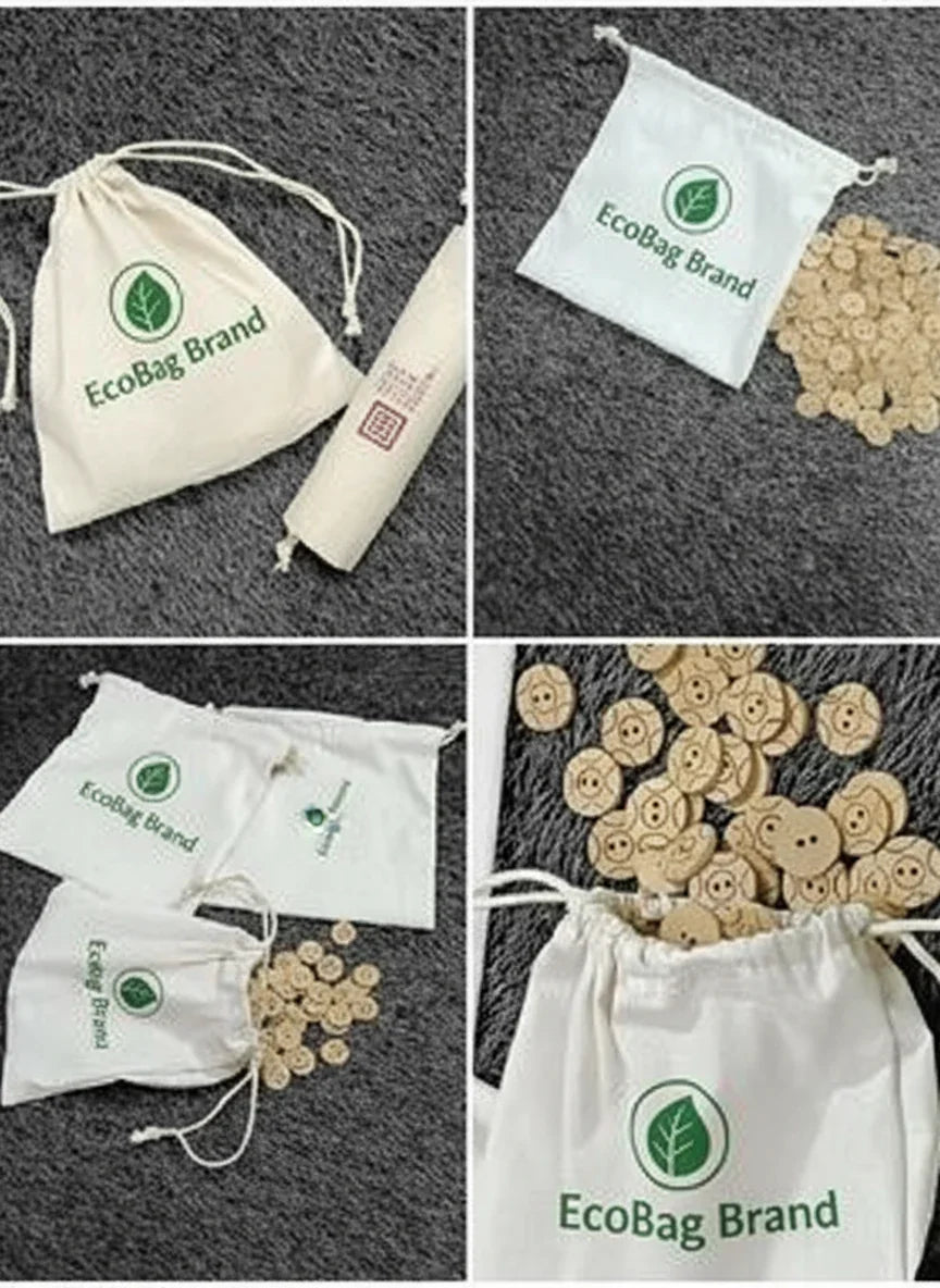 Canvas Pouches Bulk - 300 Pcs 8x6 Canvas Pouch Set - ExportIndia360