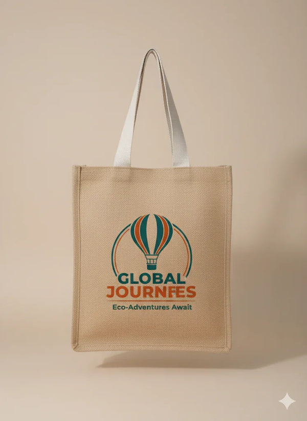 Jute Bag Bulk DTF Print - 12x14x3 Size, 300 Pieces - ExportIndia360