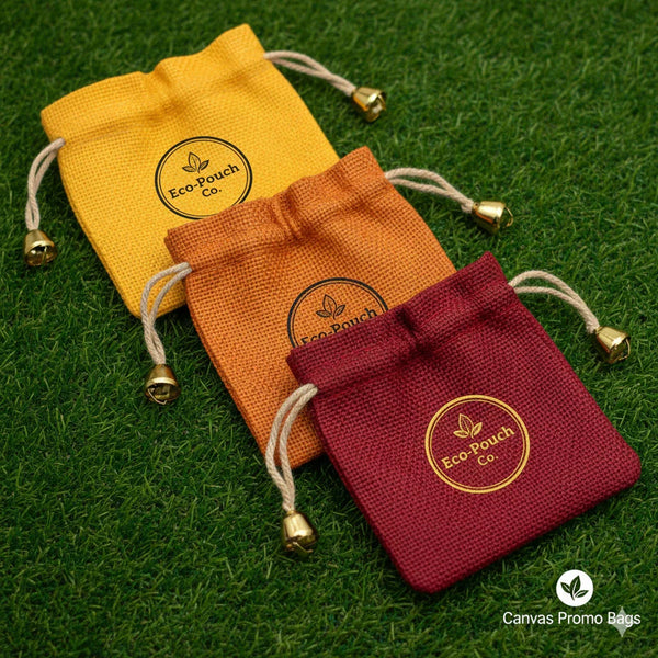 Jute Pouch Potli Bags - 10x8 Size, 500 Pcs Pack - ExportIndia360